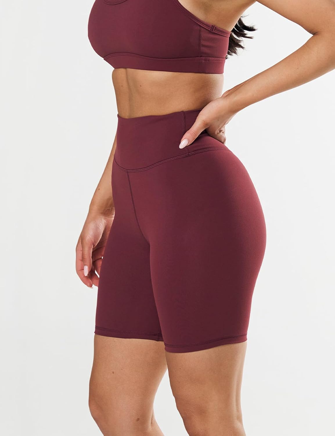 CHARMKING High Waisted Biker Shorts for Women - 5"/8" Tummy Control, Ultra-Comfort for Workouts, Yoga & Daily Wear - Image 3