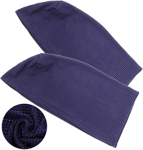 Miniatura 6 de NOLITOY Fundas de tela para reposabrazos de sofá, 2 piezas, protector de brazo de silla, elástico antideslizante, protector de muebles, funda para