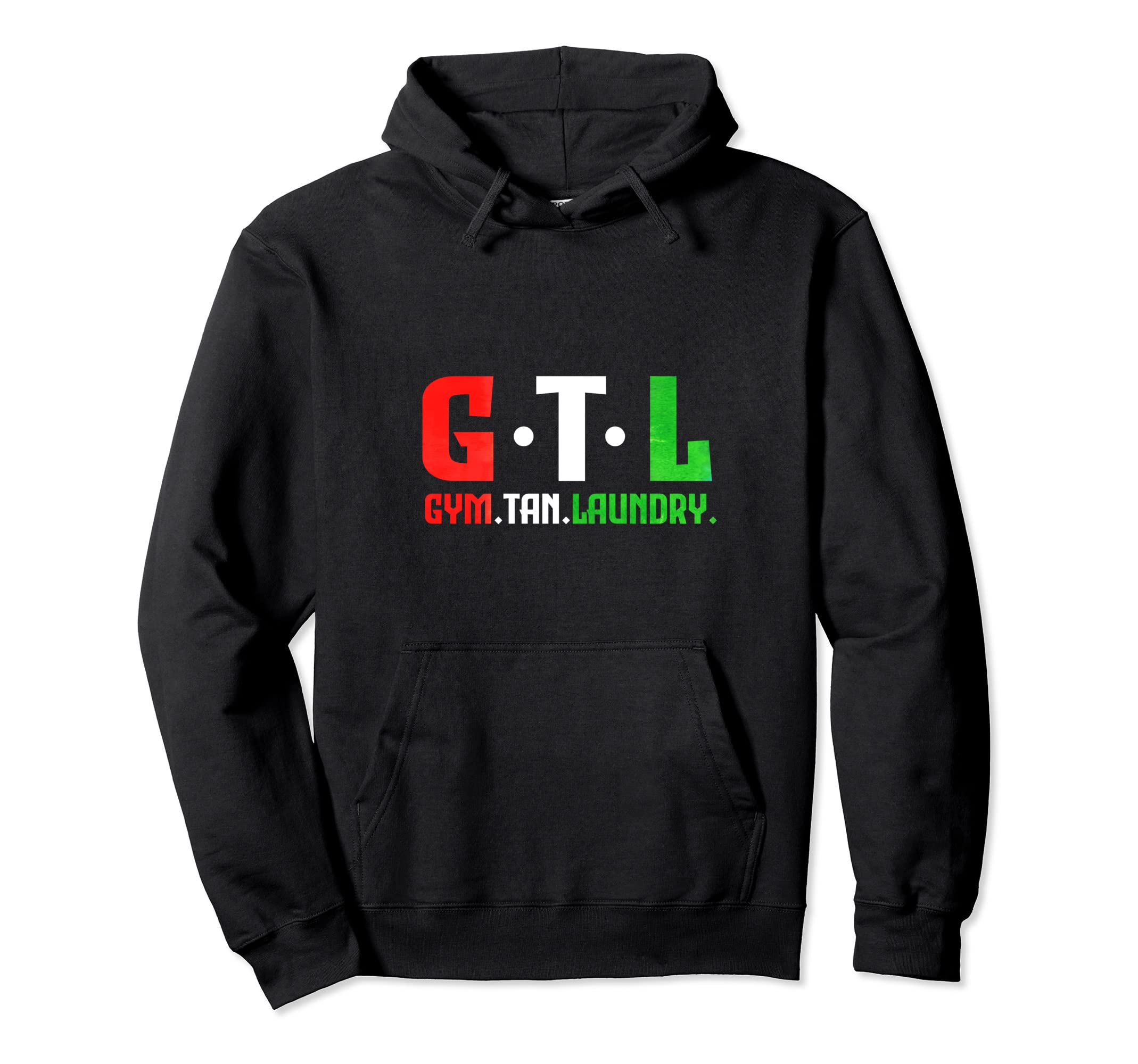 Gym Tan Laundry GTL New Jersey Garden NJ Shore Italian Flag Pullover Hoodie