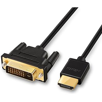 Linkinperk Adapter Kabel HDMI auf DVI - DVI 24+1 Adapterkabel (1080p Full HD 3D Highspeed) (3M)