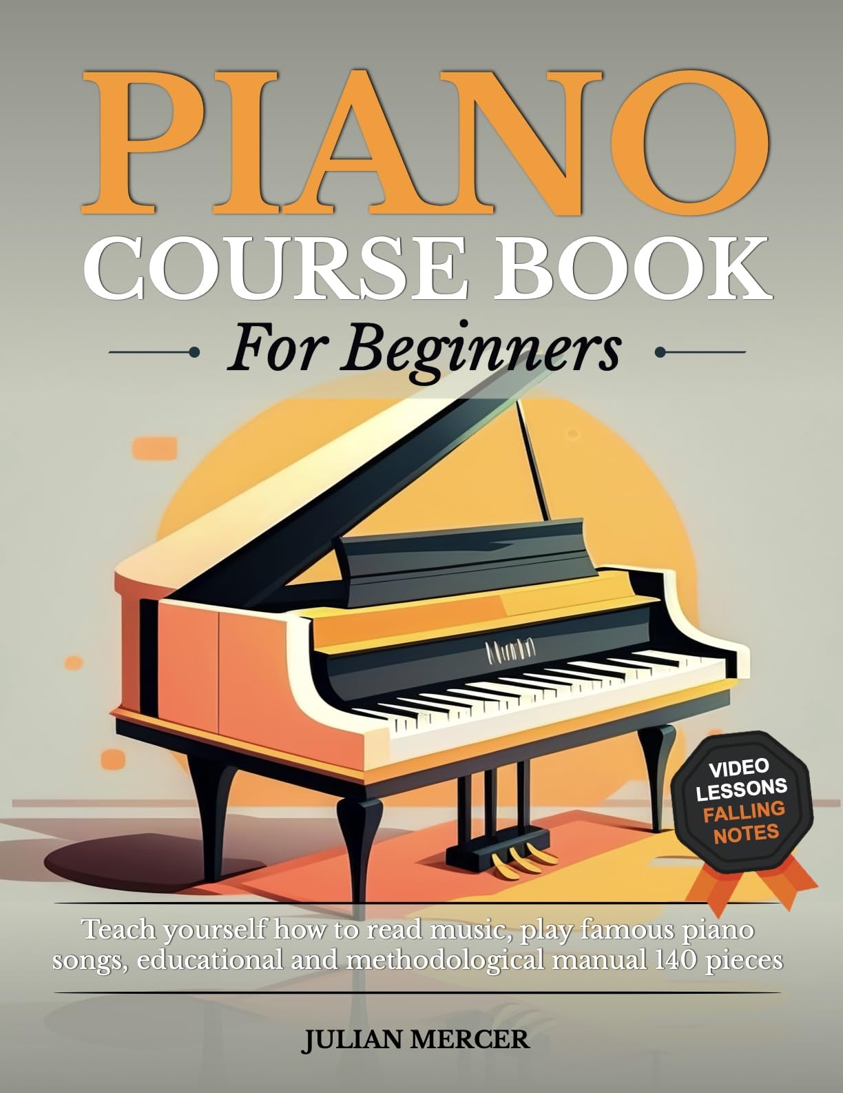 Livre d'apprentissage piano débutant pour jouer sans professeur de musique