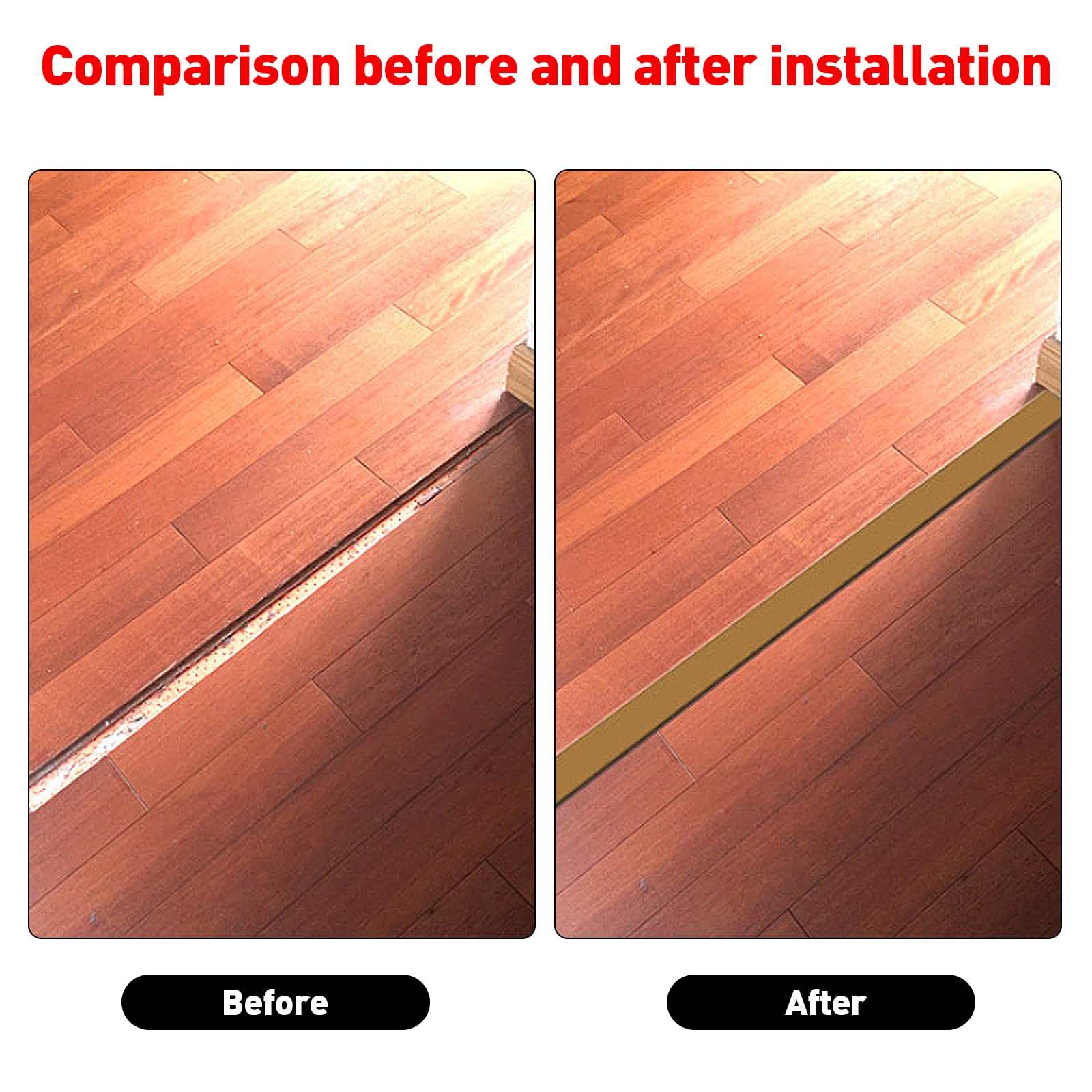 Profilo Di Transizione Autoadesivo 1 M - Larghezza 7 Cm, Altezza 2 Cm, Nero - Foto 6