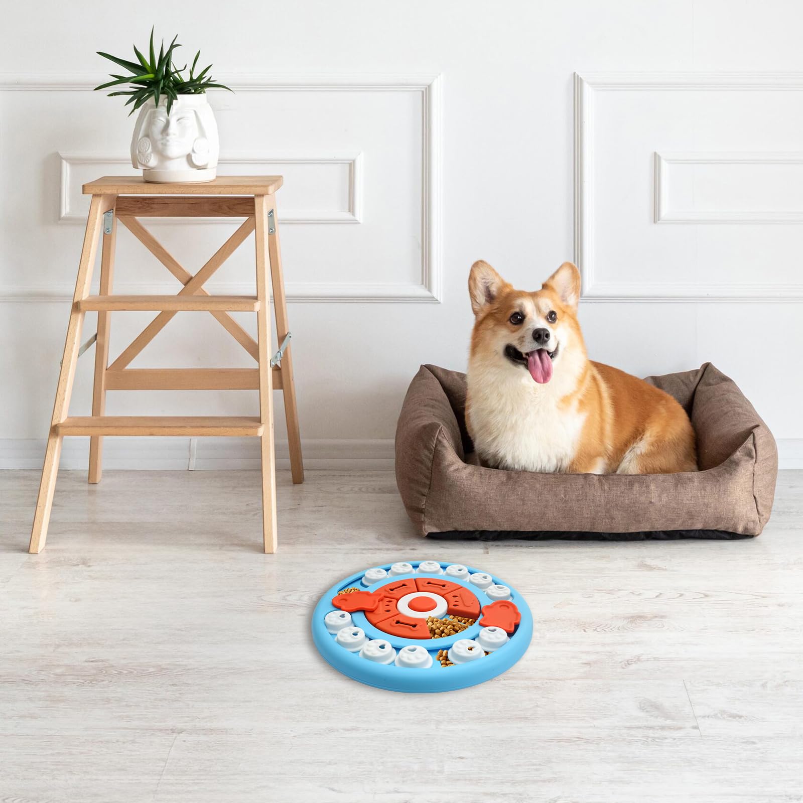 Gioco Intelligente Per Cani Con Alimentatore Lento - Puzzle Mentale Con Crocchette - Foto 9
