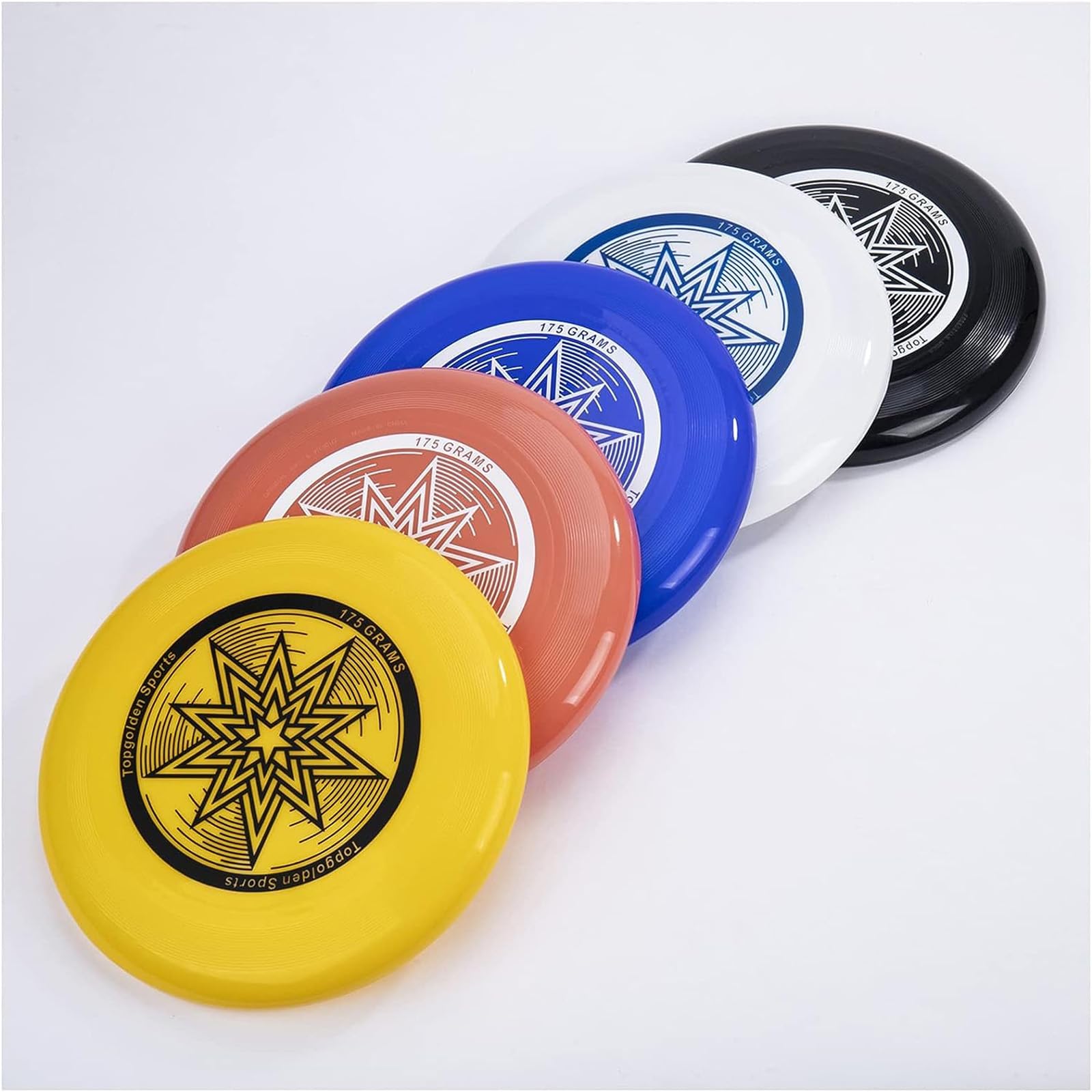 THE WHITE SHOP Ultimate Flying Disc 175 Gram, 10.75 Inch Sport Disc ?Loads of Colors Available, Suitable for Competitions, Team Flying Disc for Beach, Park, Pet, Camping and More