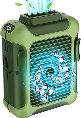 Amazon Geeric 腰掛け 扇風機 腰につける ハンズフリー 首掛け扇風機 極強風力 16時間連続使用 Usb 充電式 小型 ミニ扇風機 3段階調節 風向き調節可 熱中症対策 腰ベルト ファン 東京オリンピック観戦 暑さ対策 父の日プレゼント グリーン Geeric ホーム キッチン 通販