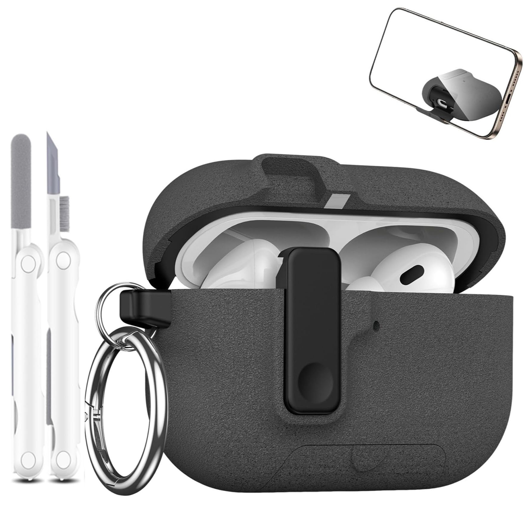 AirPods Pro3 ケース付き 保証書あり Amazon | ANYOGRO AirPods Pro 3 ケース と互換性のある AirPods Pro