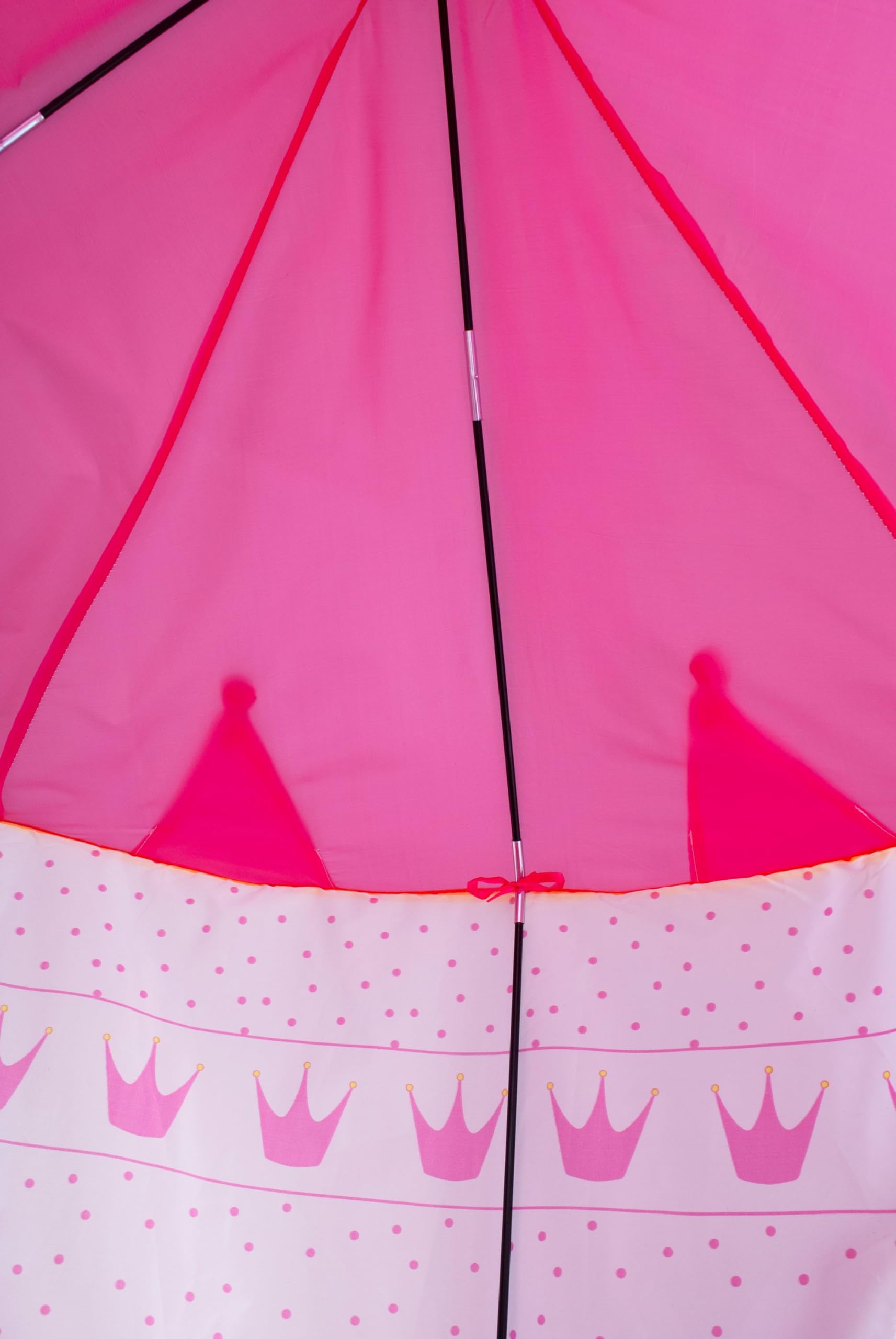 Tenda Gioco per Bambine, Palazzo delle Principesse Rosa, Casa Giocattolo con Decorazioni a Cuori e Bandierina