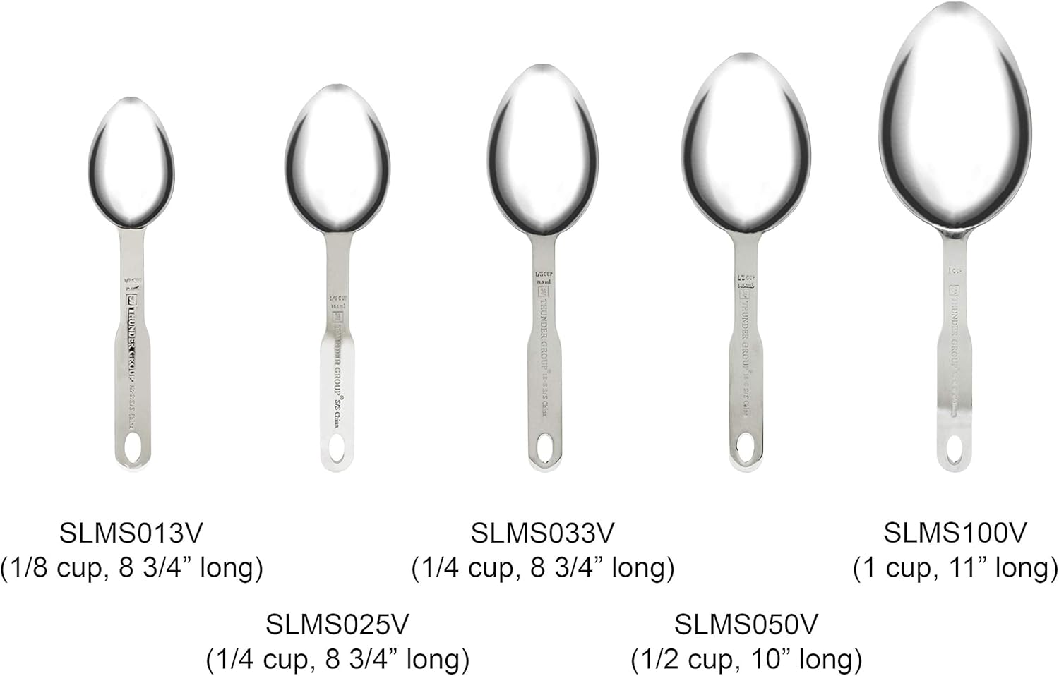 Thunder Group 1-Cup Heavy Duty Measuring Scoop, 11-Inch