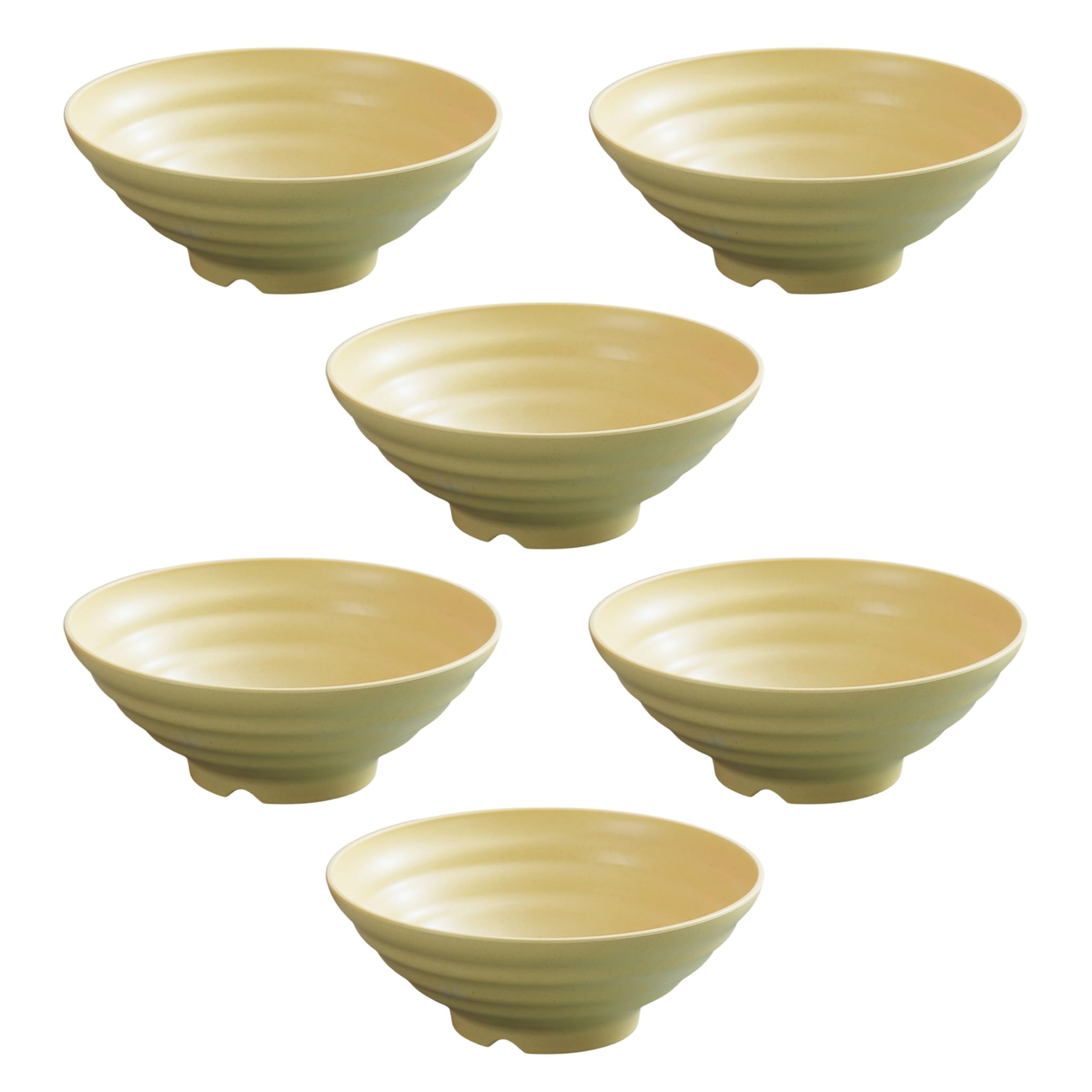 Colorful Wheat Straw Ramen Bowl Set – 7.5” Large Japanese-Style Bowls Set for Soup, Noodle, Salad, Pasta, Rice, Microwave & Dishwasher Safe, Beige, Pack of 2 — Amazon image 19