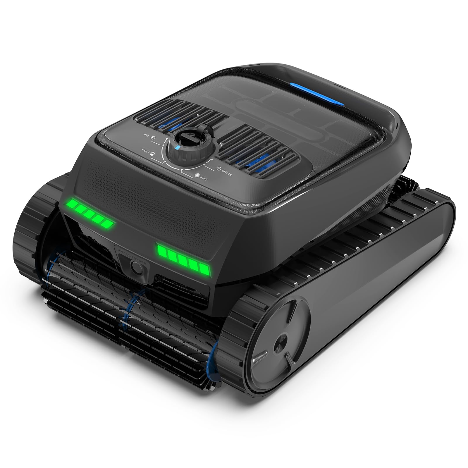 BOTLUXE Poolroboter Akku Kabelloser, Poolroboter Boden und Wand, Wasserlinie, Ultraschall-Detektion, Intelligenten Navigation, 150 Minuten Laufzeit, Poolreiniger für Pools bis zu 300㎡, PC200 Lite