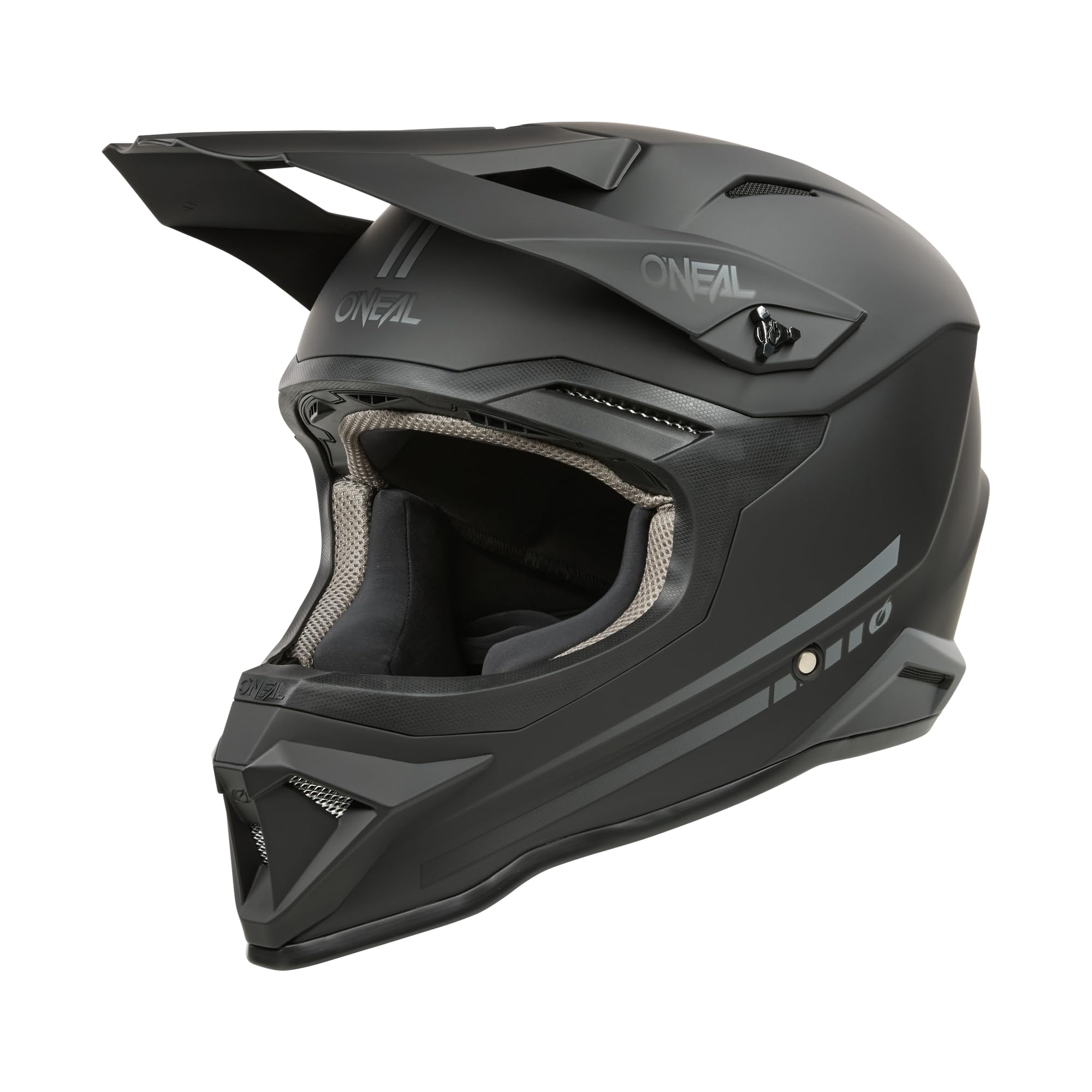O'NEAL 1SRS Helm SOLID – Schwarz, Größe L