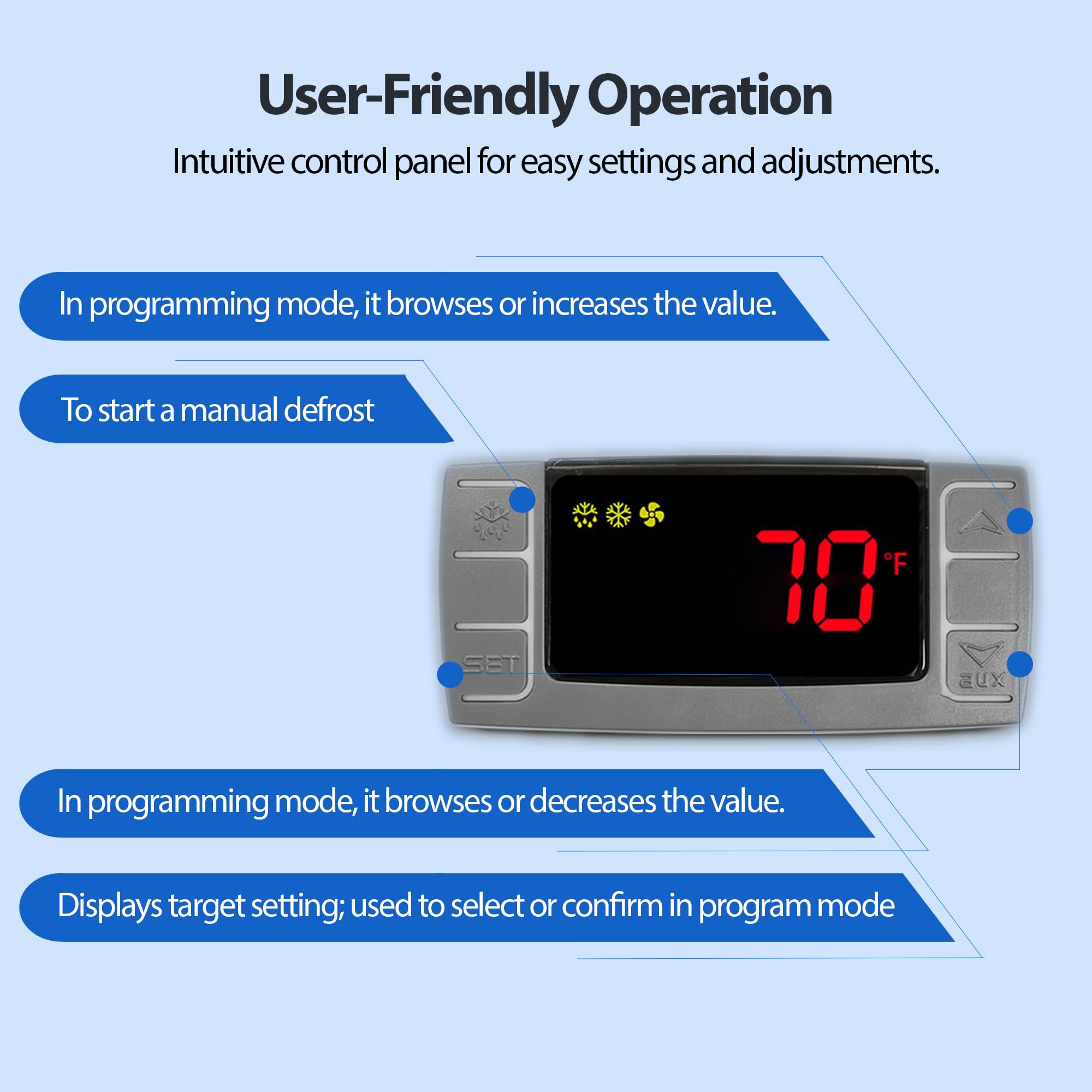 XR06CX-4N1F1 Contrôleur De Température Numérique Avec Sonde