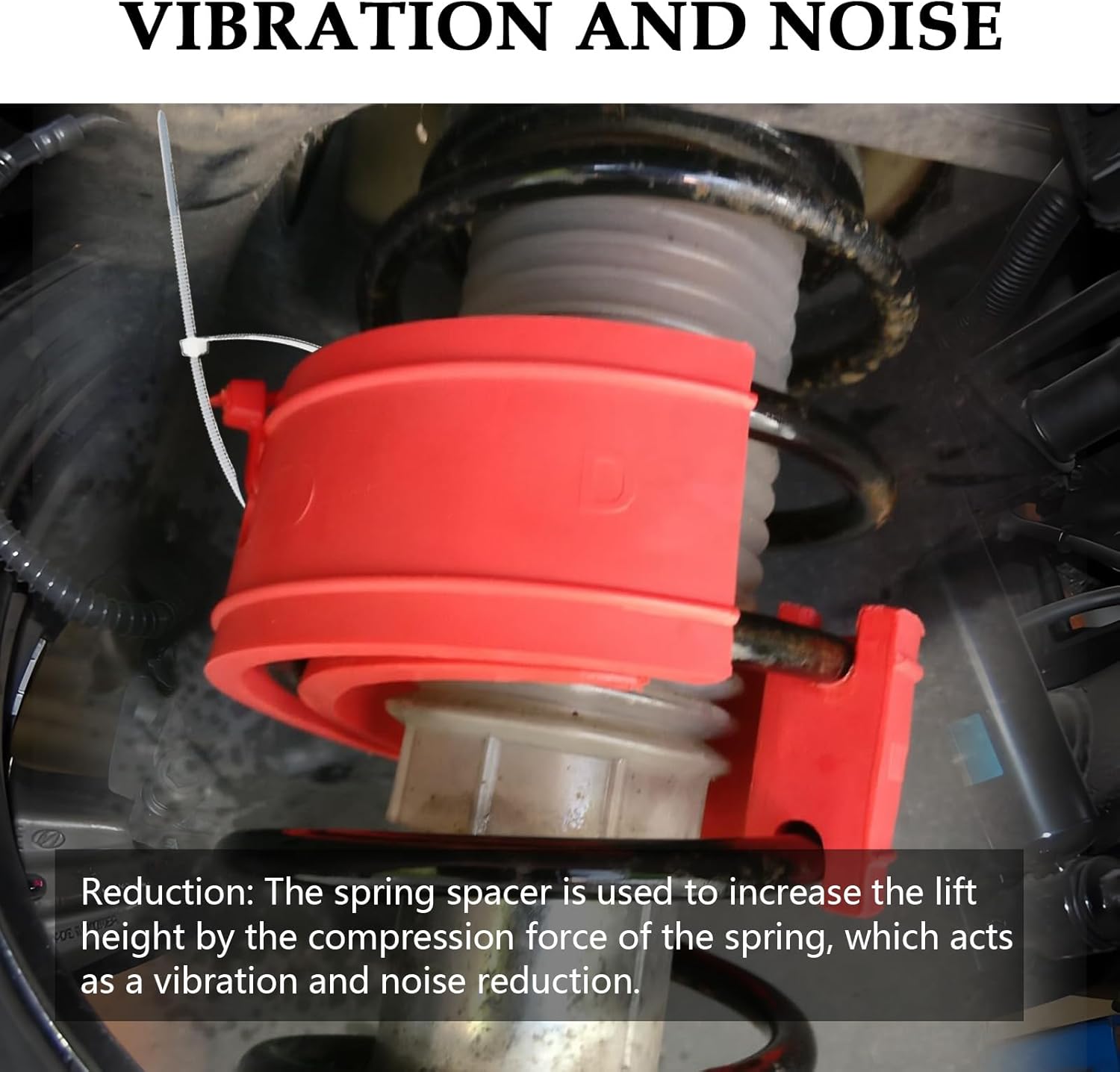 2 PCS Front-Rear Coil Spring Spacer For 1.45''-1.65'' Spring Spacing - View #9