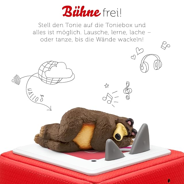Foto 2 de 7 de tonies Figura para Toniebox, Masha y el Oso Hibernación para todos + 5 historias más divertidas y divertidas