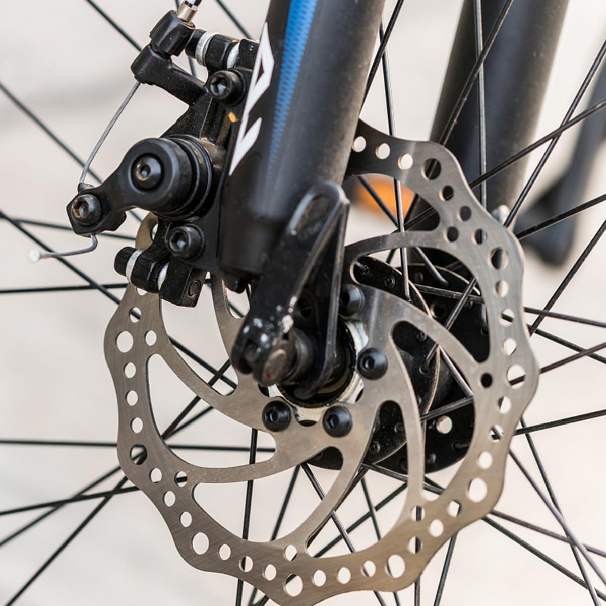 Kit Freni a Disco Meccanico G3 per Mountain Bike Anteriore e Posteriore | 1 Paio, Acciaio Inossidabile e Alluminio, Regolazione Doppia Manopola e Posizionamento Tri-align
