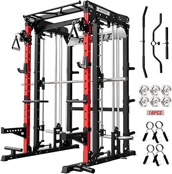 RitFit M2 Smith Machine with Cable Crossover System