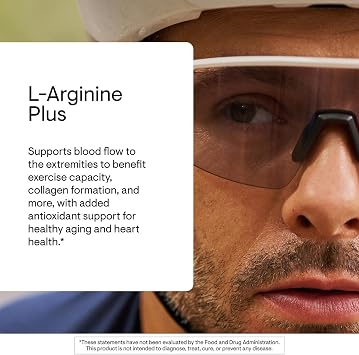 THORNE - L-Arginine Plus - Added Antioxidant Support - Supports Heart Health, Nitric Oxide Production, Exercise Capacity & Optimal Blood Flow* - Third-Party Certified - Dairy-Free - 180 Capsules