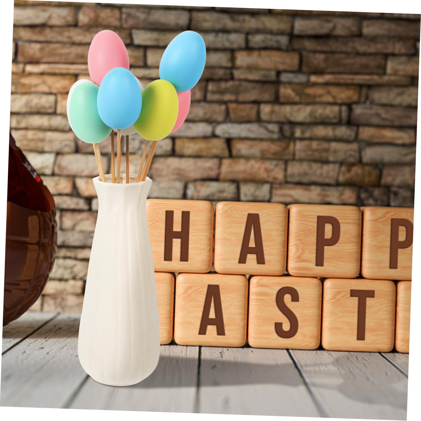 9 plettri per uova di Pasqua colorati per la composizione floreale delle uova di ramoscello artificiali ramo di albero di Pasqua per bambini fai da te forniture artigianali