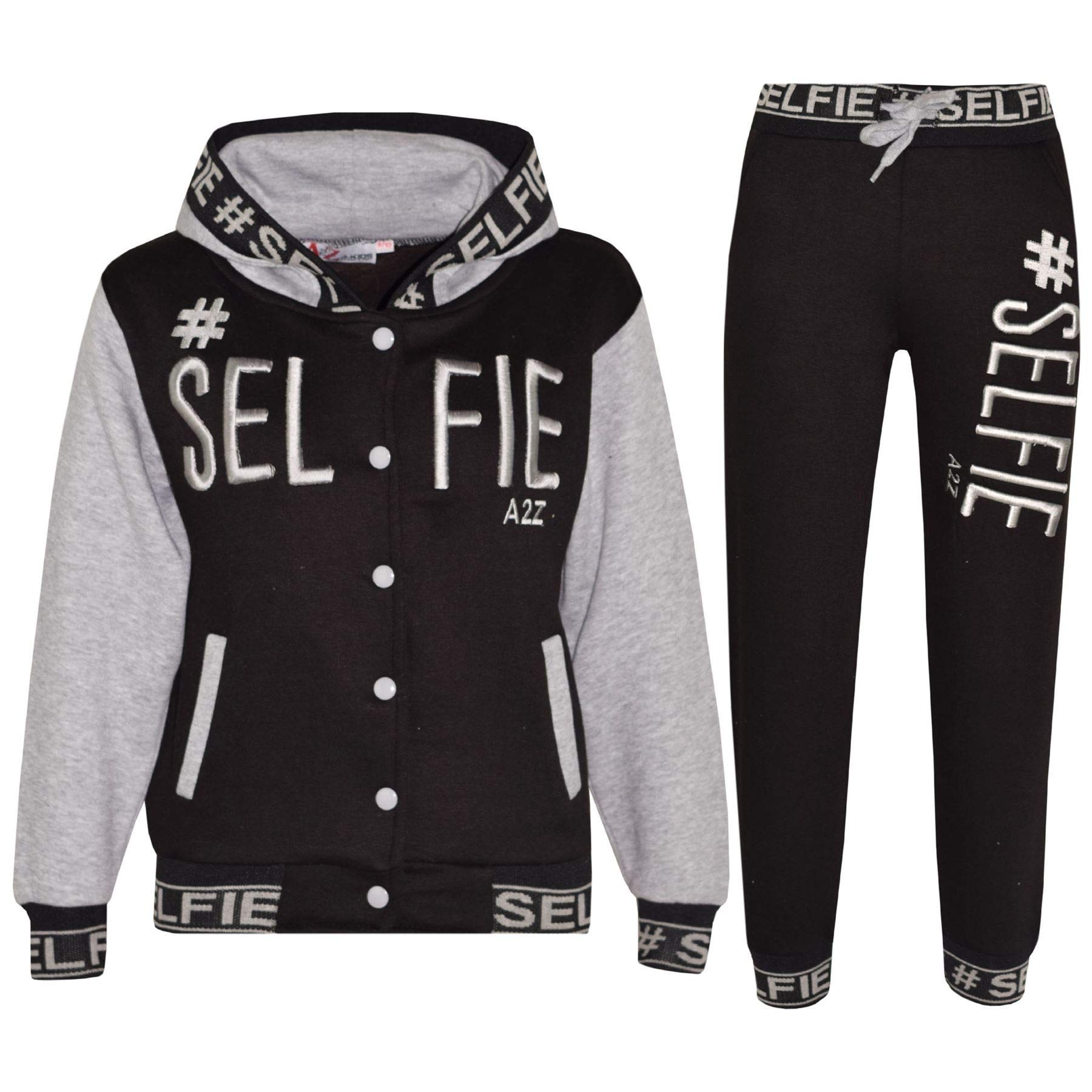 A2z 4 Kids Boys Grey Girls Selfie - T.s Selfie 004 9-10
