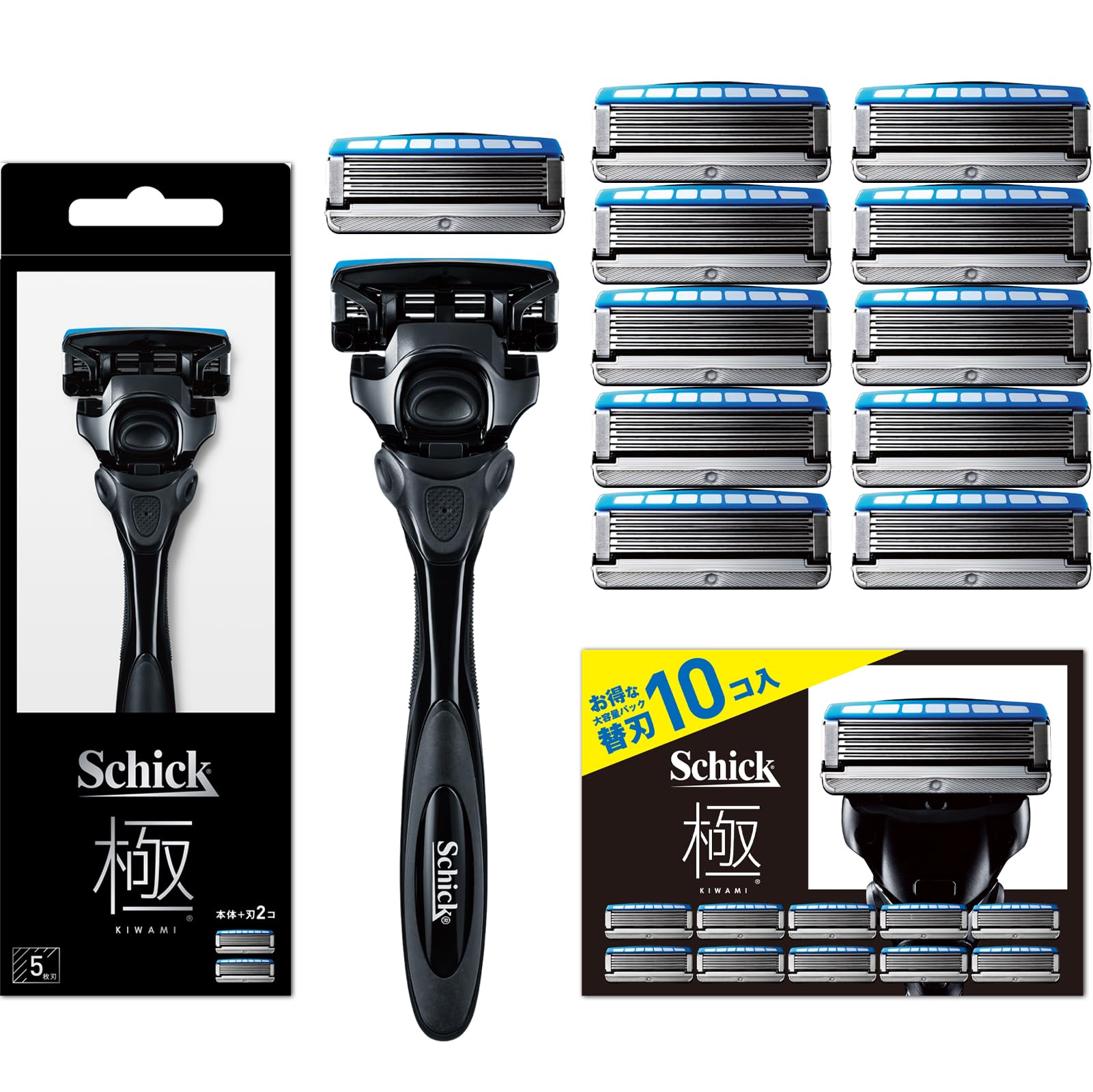 Amazon.co.jp: Schick(シック) 極 KIWAMI 5枚刃 ホルダー(刃付き+替刃1