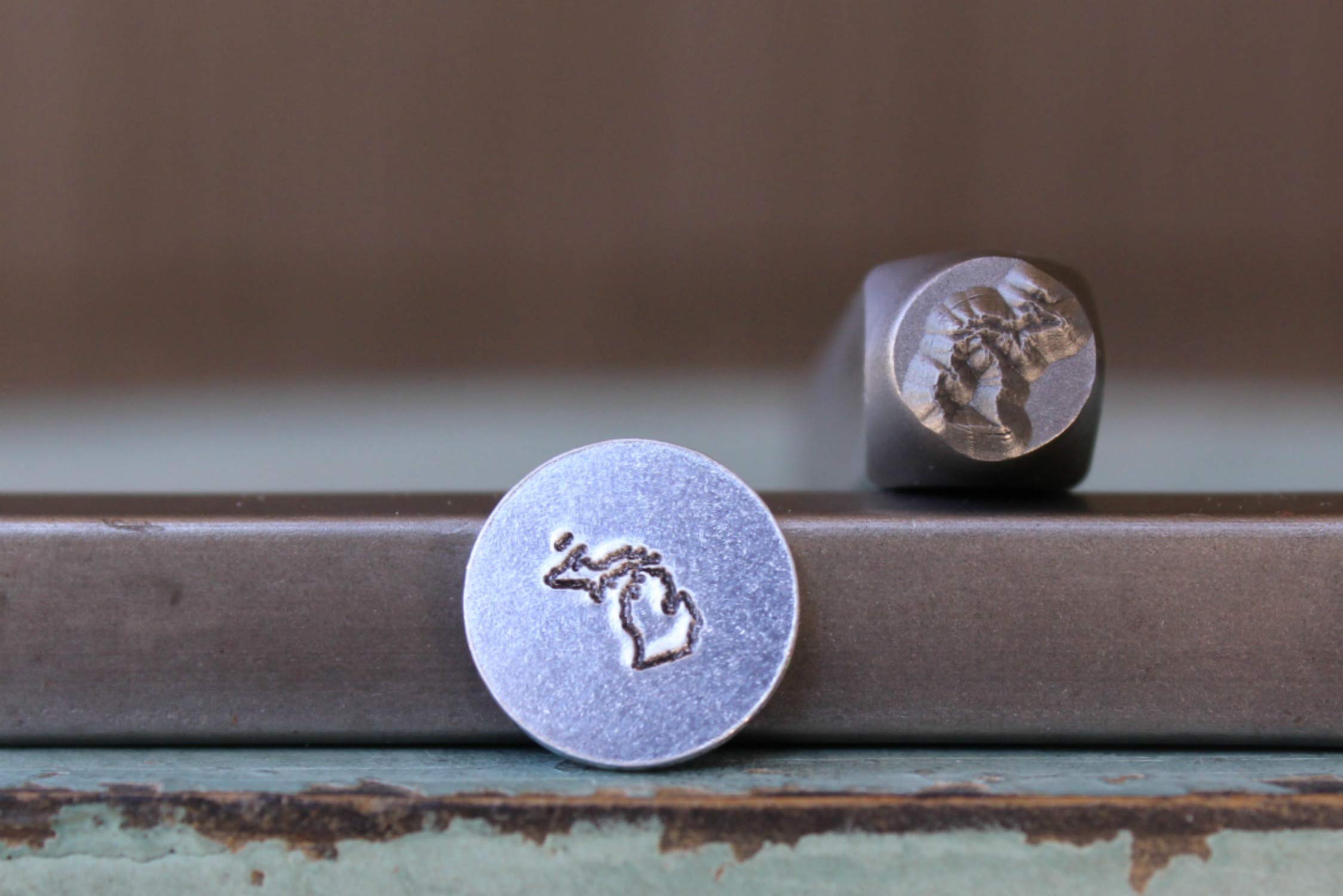 6mm US Michigan State Single (Not a Set) Metal Punch Design Stamp CH-344