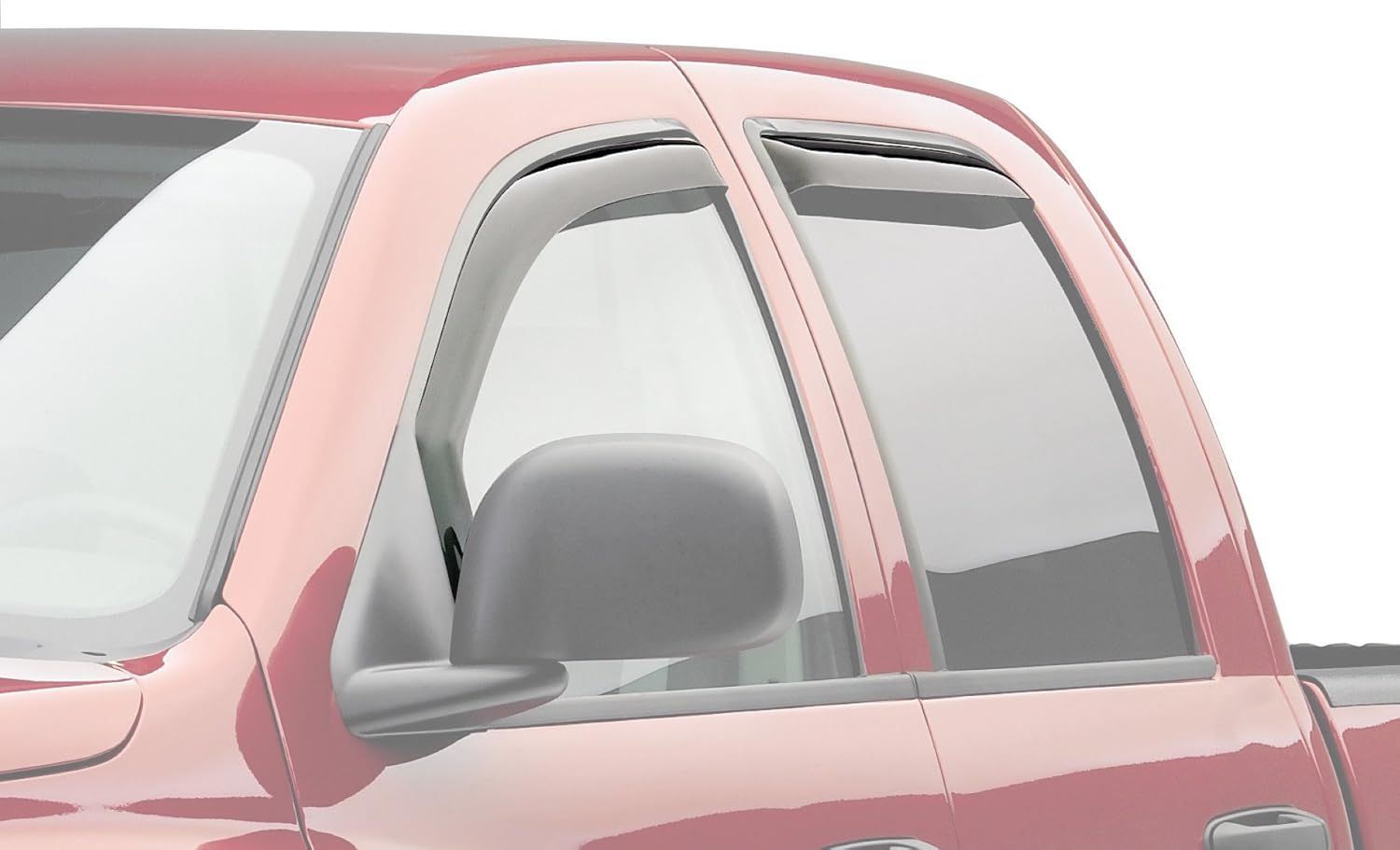 EGR 572451 WindowVisor Dark Smoke 4Piece inChannel Tapeless Window