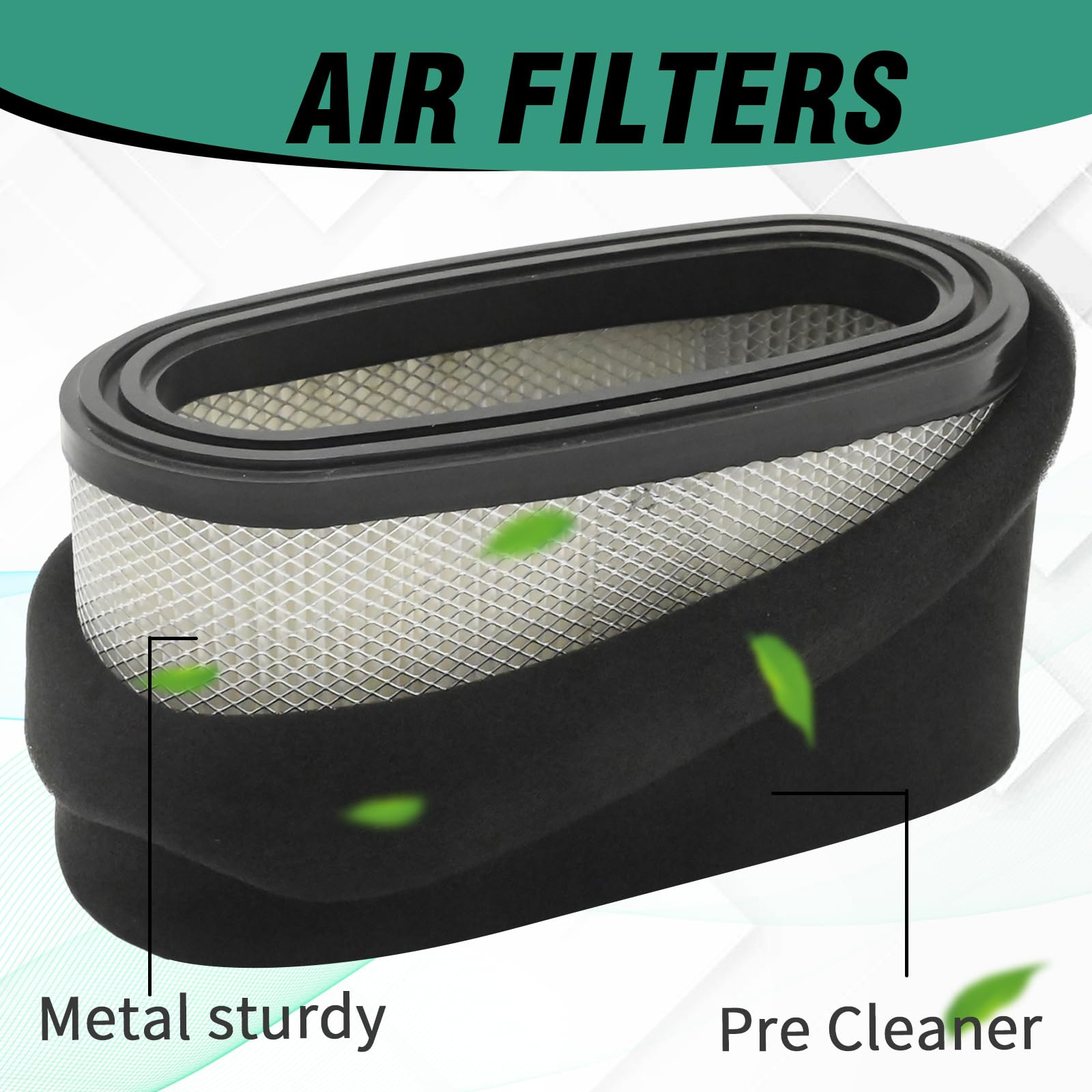 MOWFILL 2 Stück Luftfilter 136-7809 Mit Vorfilter – Ersetzt Toro 136-7809, Passend Für Toro Rasentraktoren Wie XLS 380, Timecutter SS3200 Uvm.