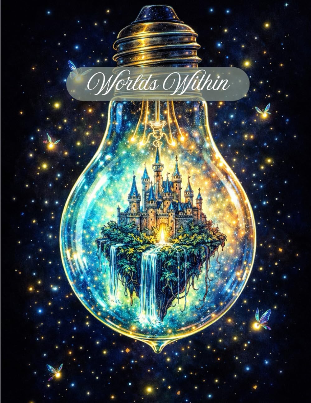 Worlds Within Coloring Book: An Intricate Adult Coloring Book featuring Magical Terrariums, Tiny Landscapes, and Surreal Bottle Art for Stress Relief