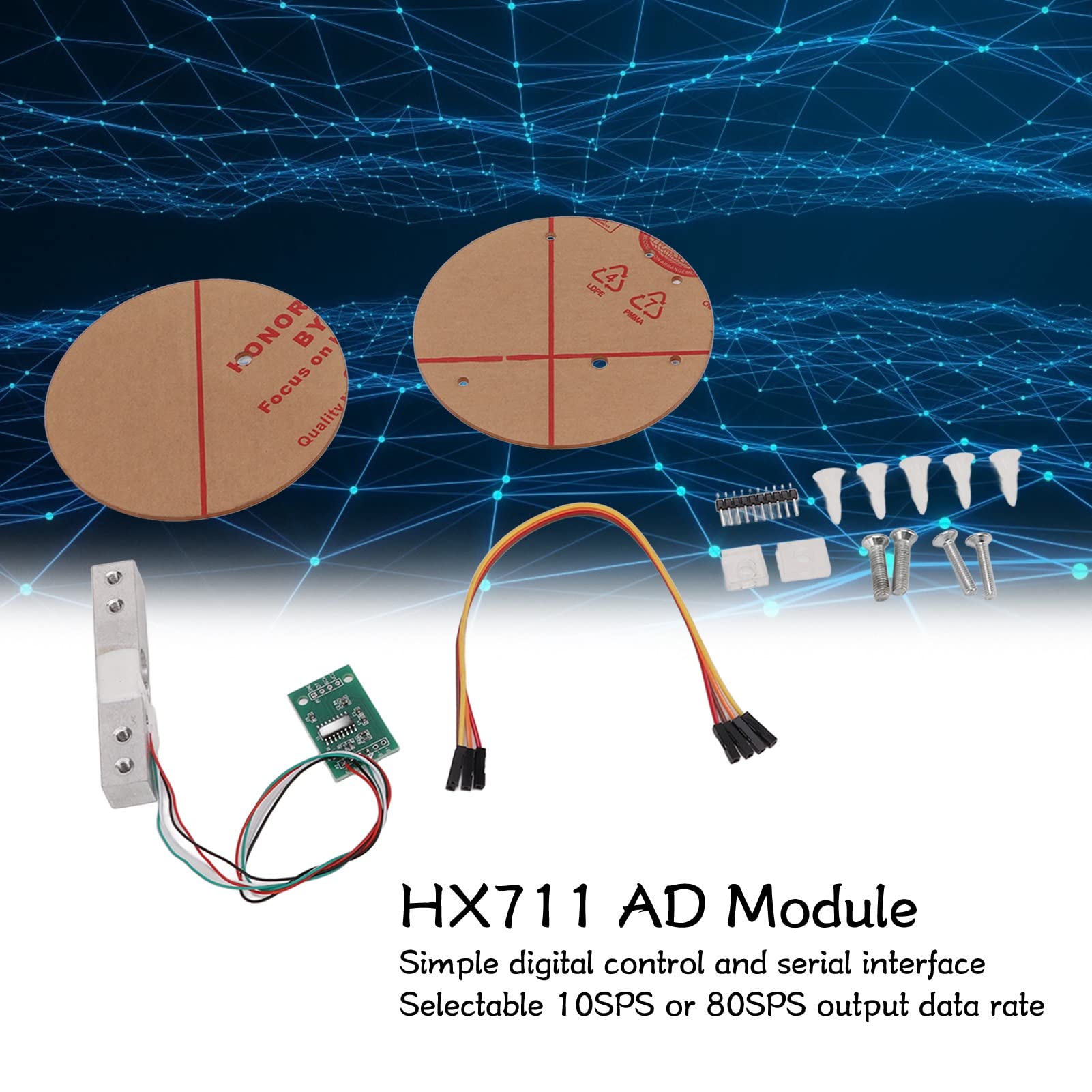 HX711 Wägezelle 5 kg Verstärker Digital Tragbare Küchenwaage HX711 Wägezelle 5 kg Verstärker Digital Tragbare Küchenwaage