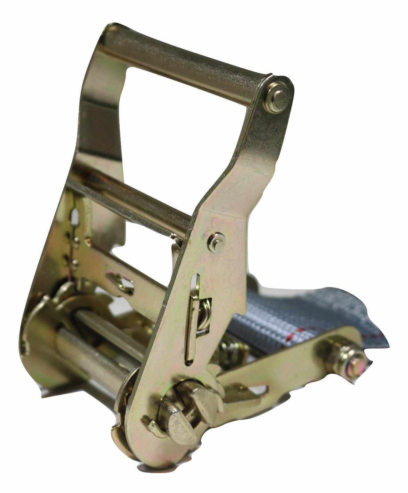 4 Pack 2 in x 16 ft Van Ratchet Strap Logistic w/Spring E & Wire Hook