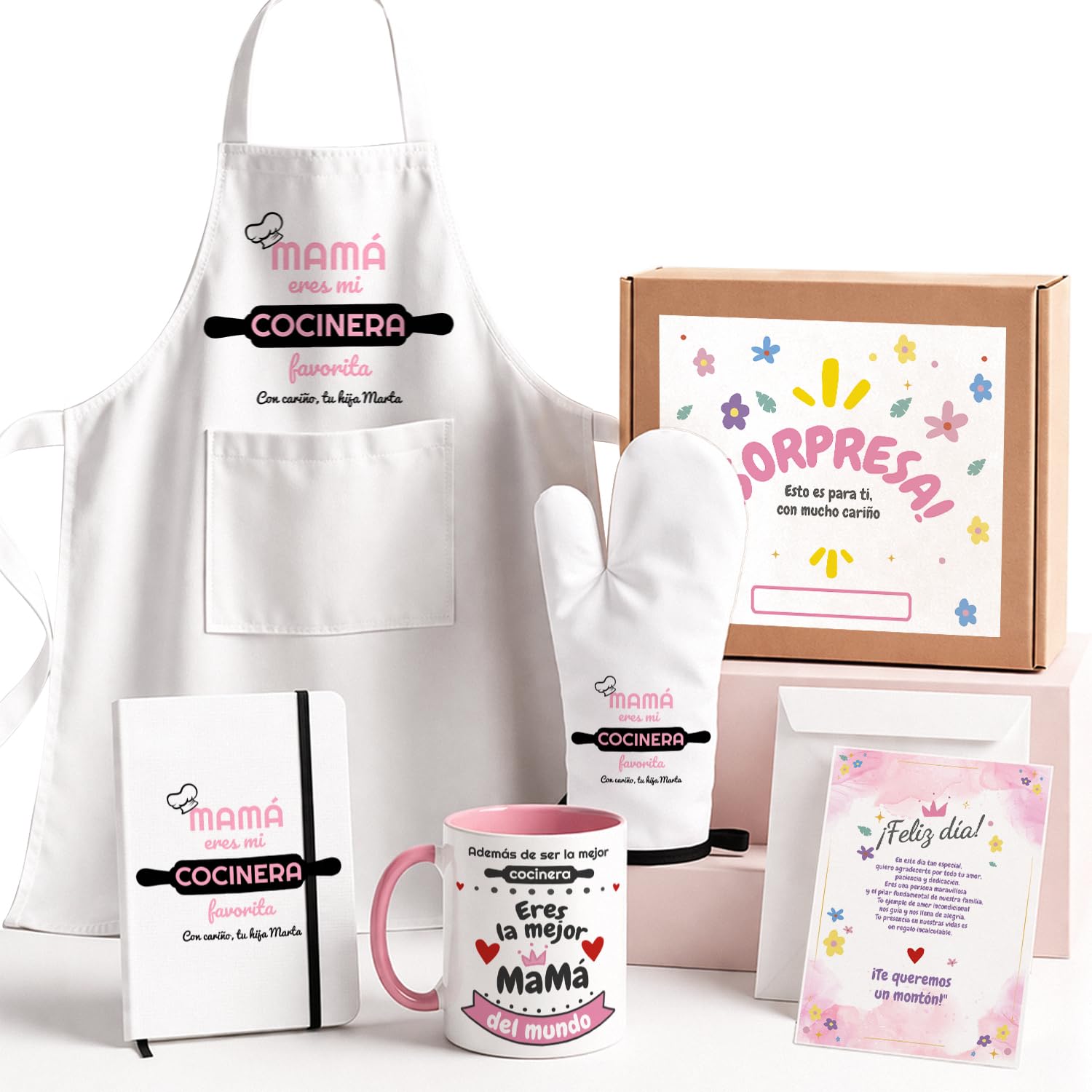 Kembilove® Pack Regalo Mamá – Kit con Taza, Cojín y Bolsa – Regalo Original para Madre Cumpleaños Día de la Madre – Caja Regalo con Tarjeta — view 8
