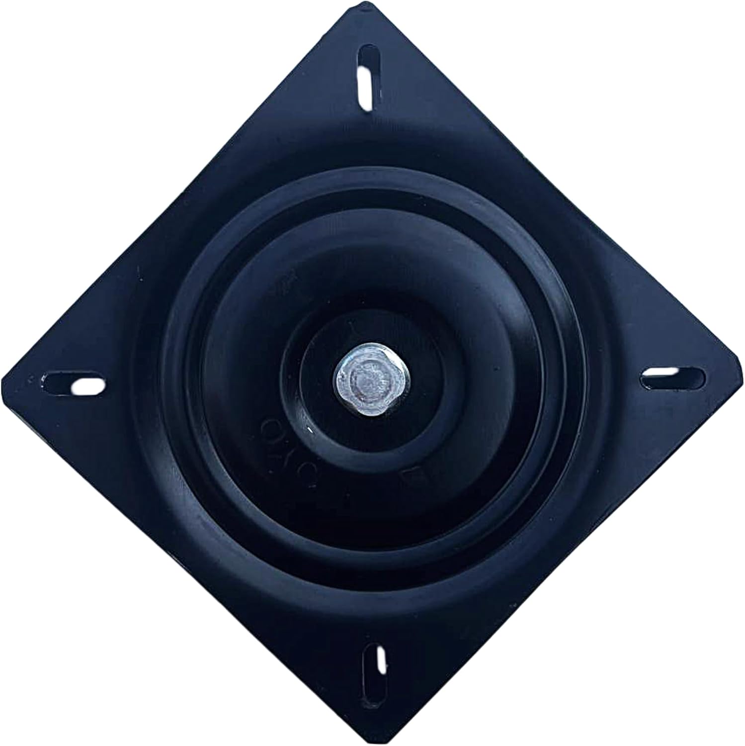 Heavy Duty Flat Swivel Mechanism with Bolts and Nuts Kit - Replacement Part for Restoring Bar Furniture, Stools, and Boat Seats, Easy Installation