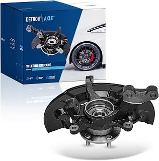 Detroit Axle - Front Left Steering Knuckle for 13-16 Toyota Avalon Driver Side Steering Knuckle & Wheel Bearing Hub Assembly 2013 2014 2015 2016 Replacement