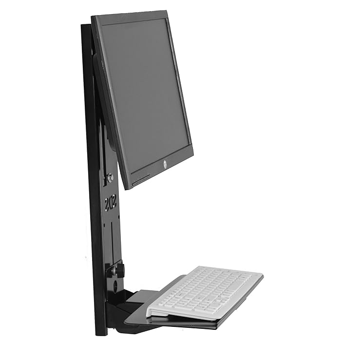 Buy SDS iMount6 KEYBOARD & MONITOR DIRECT WALL MOUNT WORKSTATION, EASY
