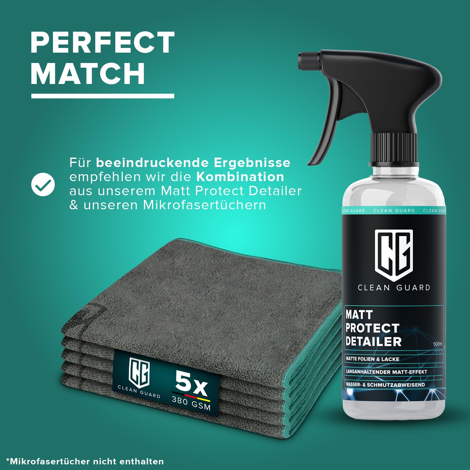 Matt Protect Detailer 500 ml | Pielęgnacja lakieru matowego dla lakieru matowego i folii matowej | środek do pielęgnacji lakierów matowych | świeży efekt matowy do wszystkich matowych