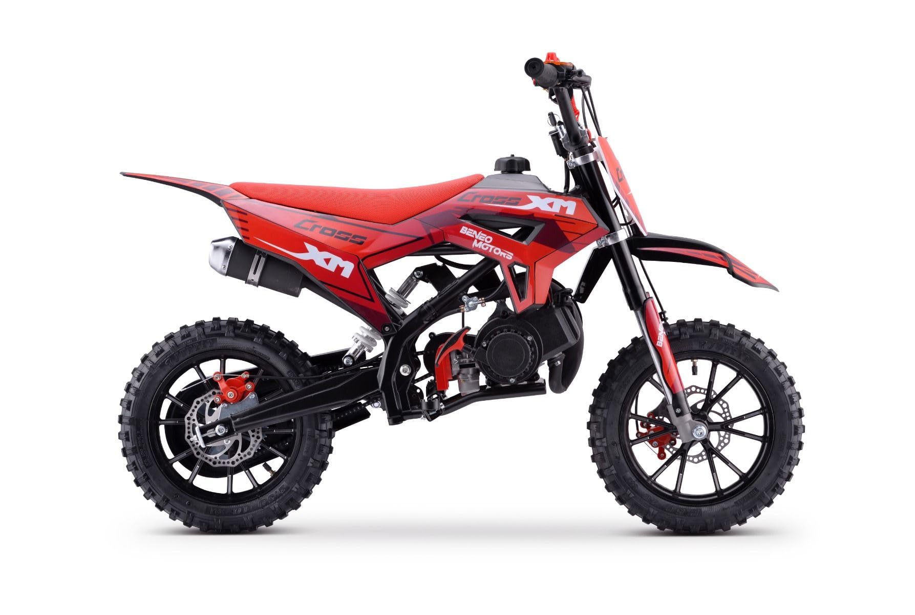 Motocross per bambini Beneo Motors CROSS XM Rosso - 50cc