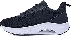 Tênis de caminhada feminino com suporte de arco ortopédico, tênis atlético para fascite plantar, alívio da dor nos pés, tamanho 36-42