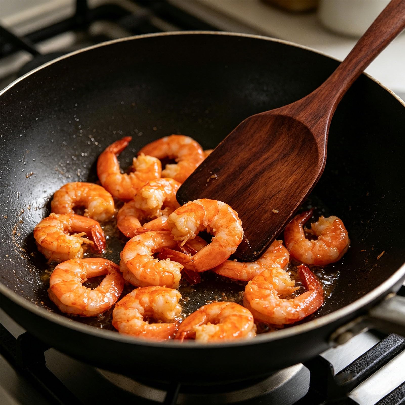 Fockety CuillèRes En Bois Pour La Cuisine, Ensemble D'Ustensiles De Cuisine En Bois De Teck Avec Manche Ergonomique Pour Une Prise En Main Confortable, Ensemble D'Ustensiles De