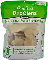 VetOne DuoClenz Enzyme-Coated Dental Chews for Large Dogs - Vet-Formulated Poultry Flavor, Tartar Control, 30 Count