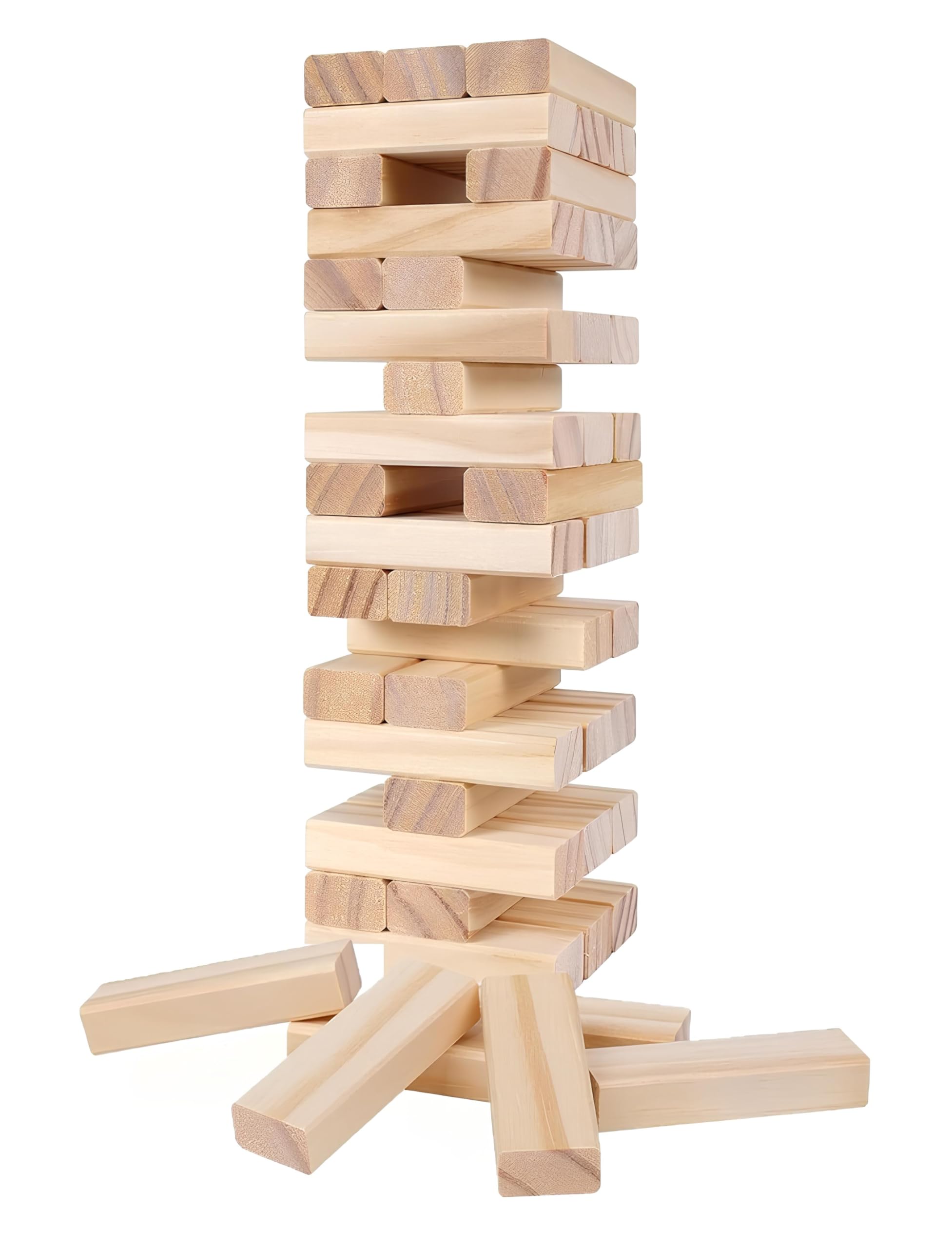 TOYWONDER Wooden 54 Wooden Building Block, Party Game, Tumbling Tower Game for Adults, Tumbling Tower Games, Wooden Blocks Game,Stacking Game Challenging, Maths Game (Pack of 01) (B0D2J46QXZ) Amazon Price History, Amazon Price Tracker
