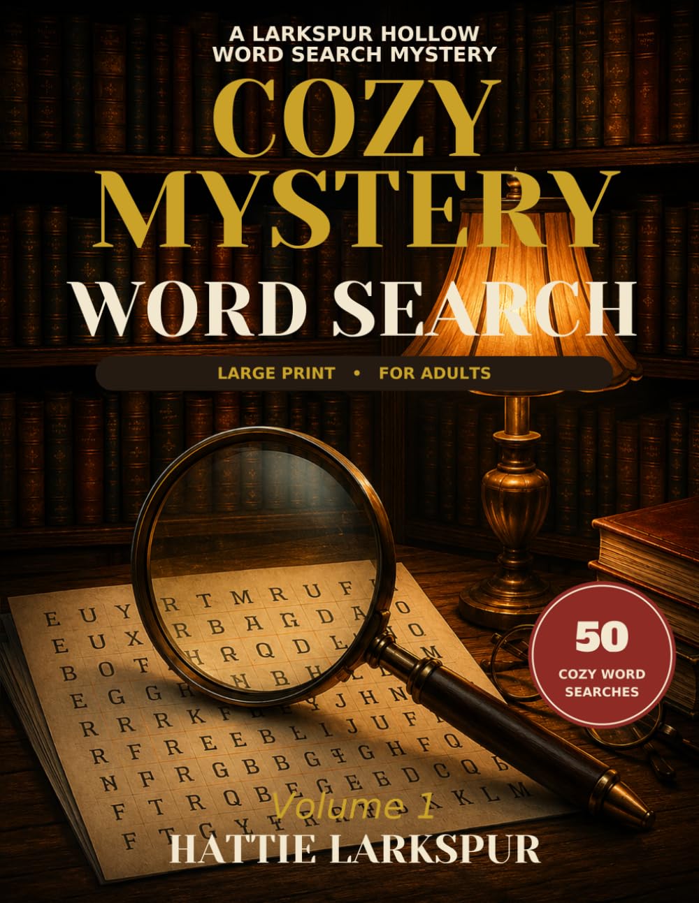 Cozy Mystery Word Search: 50 Large-Print Cozy Whodunit Word Searches to Solve Yourself