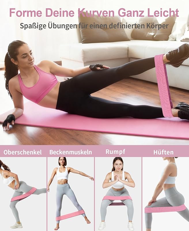 TINRIEF Combifitnessgerät Oberschenkeltrainer Beckenboden Trainingsgerät 6.8-31.8kg Widerstandsband