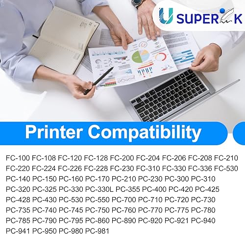 Miniatura 2 de USUPERINK Compatible con Canon E40 E30 E31 E16 E20 1491A002AA Cartucho de tóner negro para máquinas de copia PC140 PC170 PC310 PC325 PC940 PC980