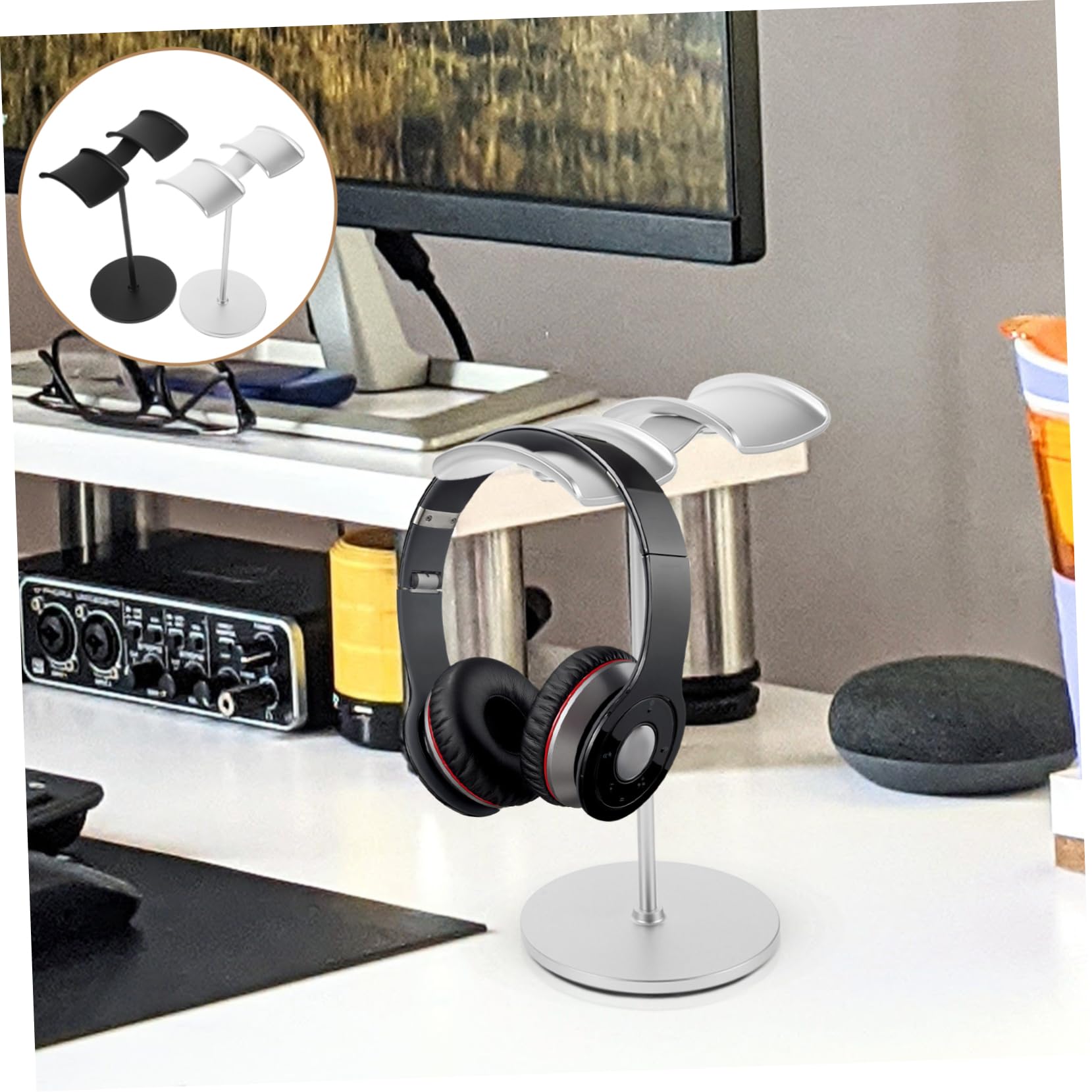 POPETPOP 2pezzi Stendino Per Cuffie Da Supporto Per Cuffie Da Tavolo Supporto Per Da Gioco Stabile