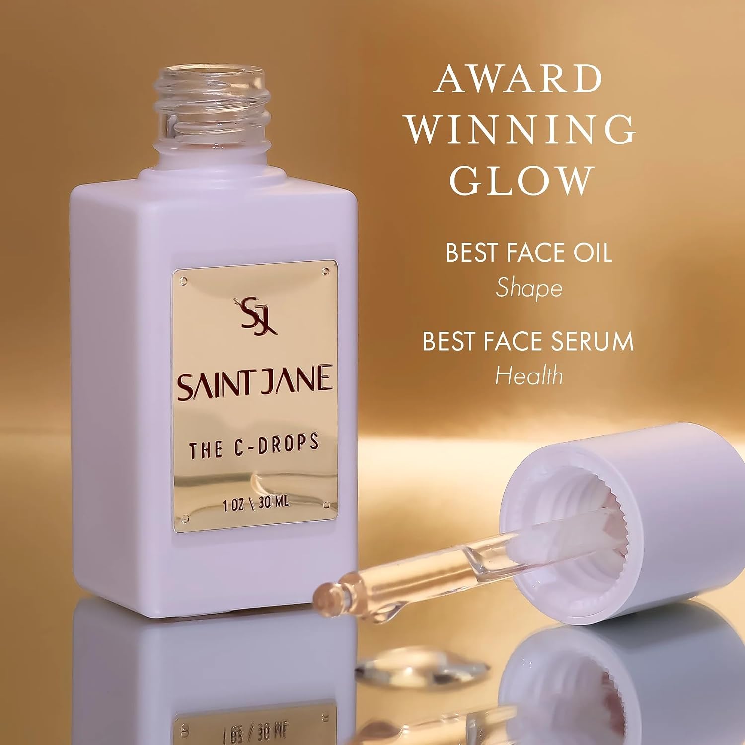 SAINT JANE - The C Drops (Vitamin C Glow Drops Serum) | Luxury, Floral-Infused, Clean Skincare (1 fl oz | 30 ml) 5 SAINT JANE - The C Drops (Vitamin C Glow Drops Serum) | Luxury, Floral-Infused, Clean Skincare (1 fl oz | 30 ml)