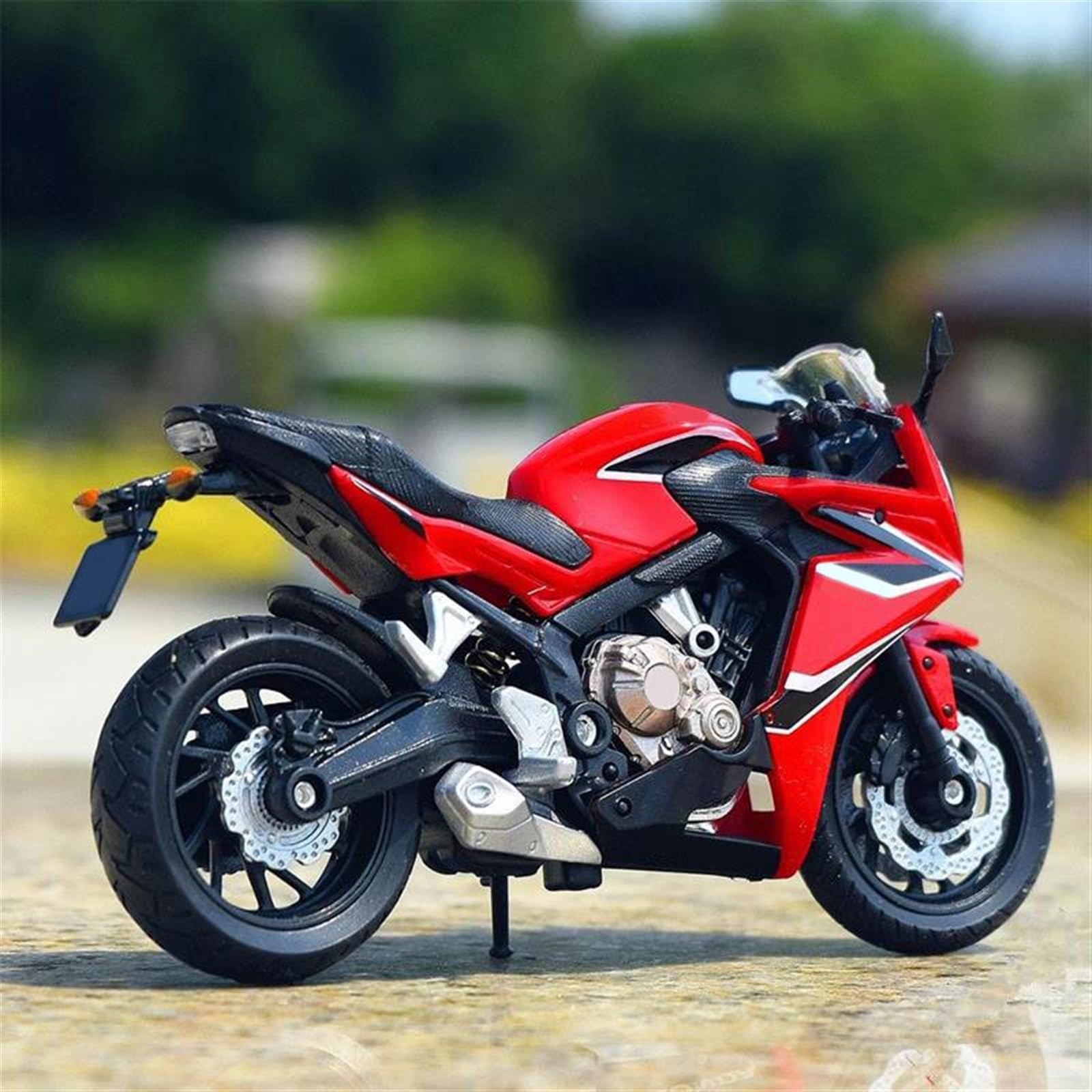 Modèle de Moto Modèle De Moto en Métal Moulé sous Pression, À Collectionner, 1/18 pour H&Onda CBR 650 F 2018