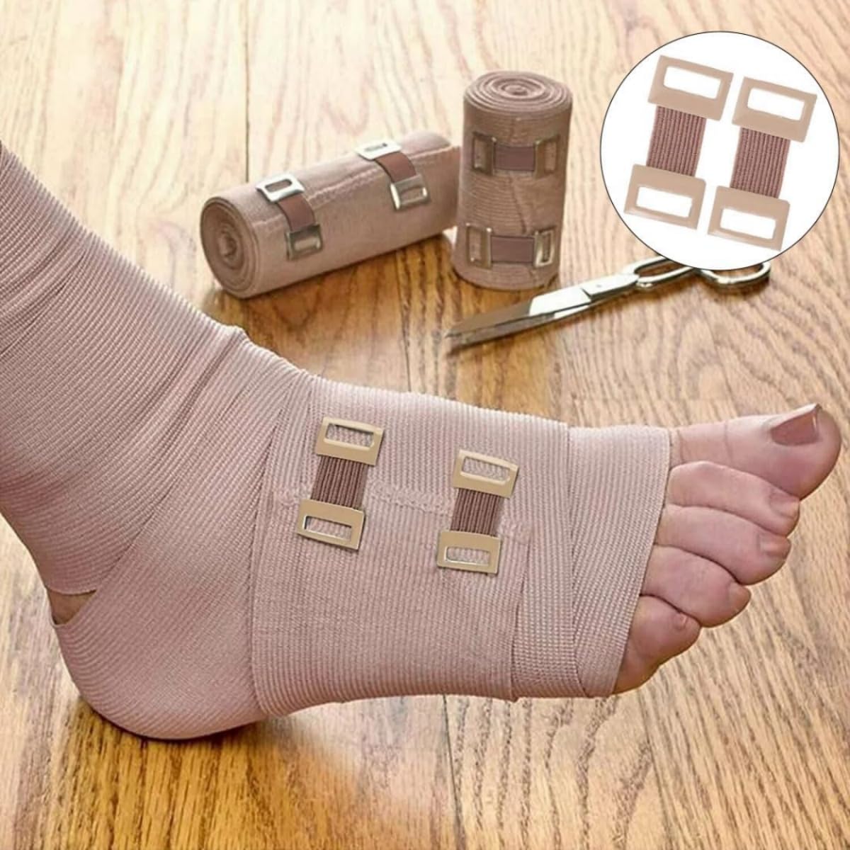 Bandage Wrap Clip,Clip per Bendaggio Elastico,Clip di Bendaggio Estensibi,Stretch Metal Clips