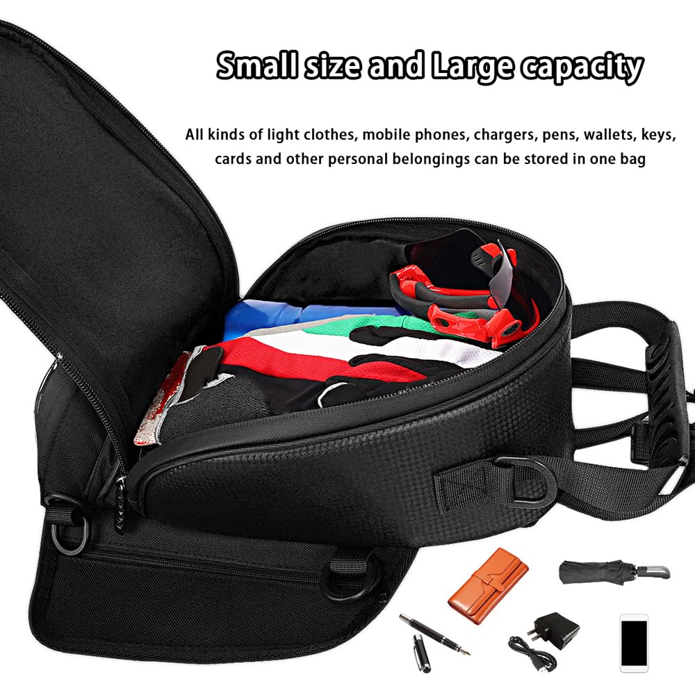 Borsa Serbatoio Moto per Honda CRF 300 L CRF 300 Rally CRF300L, Impermeabile Multifunzione Borsa per Serbatoio Moto Borsa per Turismo Navigazione in Moto Borse Serbatoio