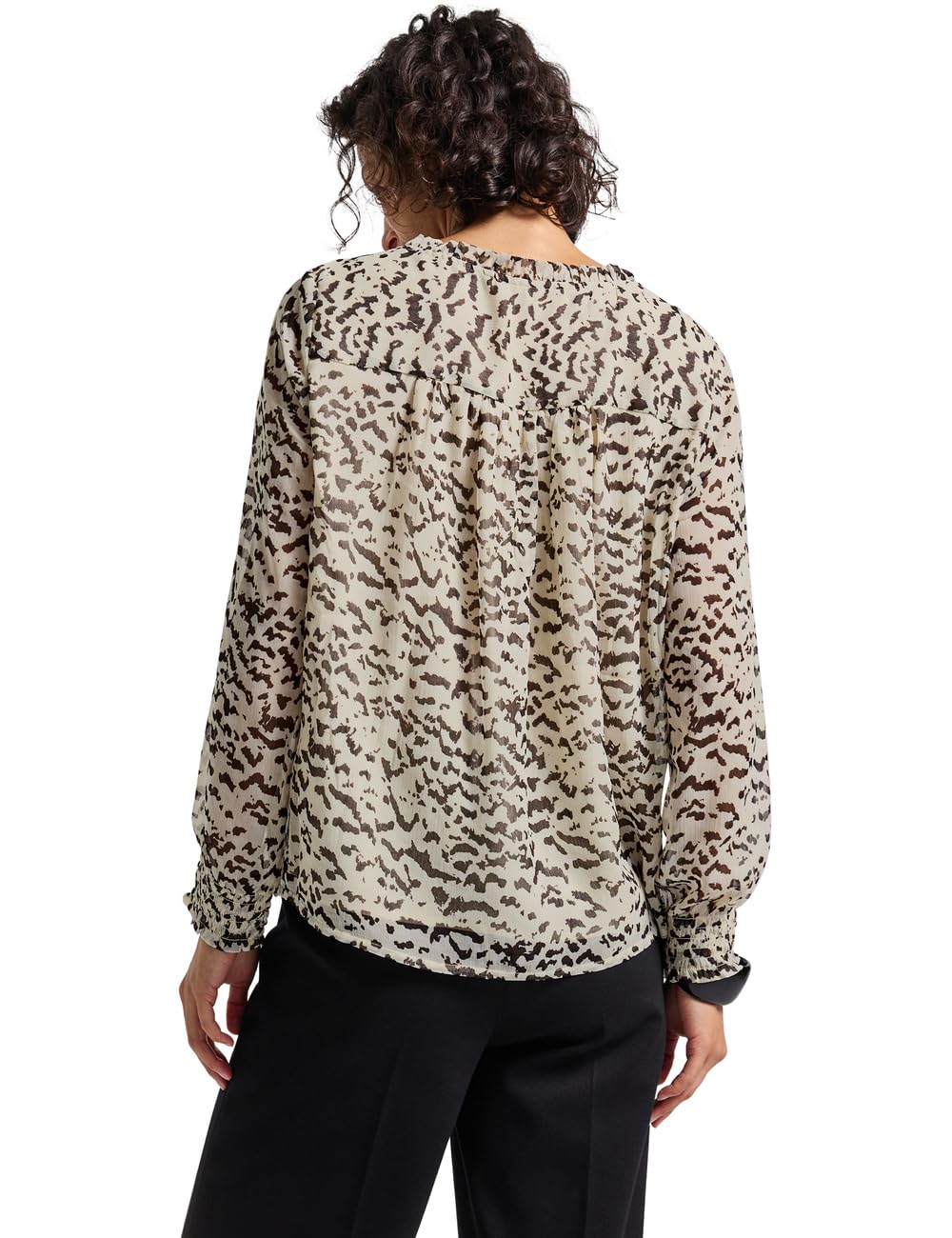Street One Damen Gemusterte Chiffon-Tunika