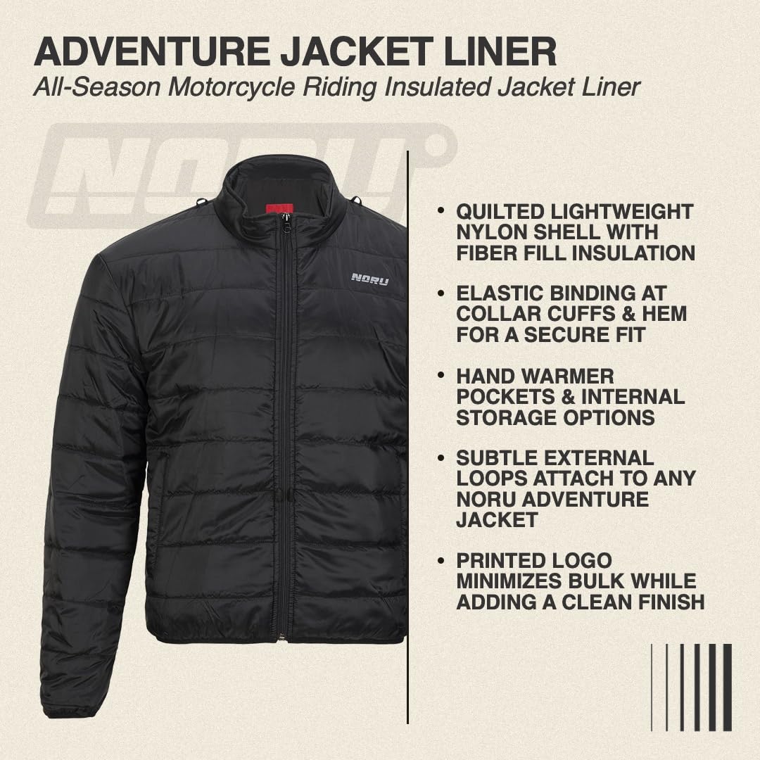 Noru Adventure Motorcycle Jacket Liner — view 8